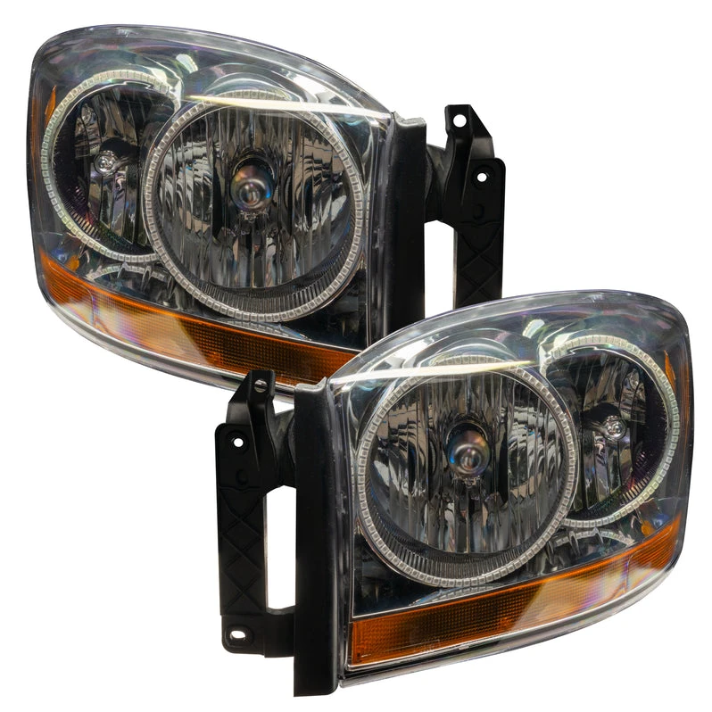 Oracle Lighting 2006 Dodge Ram Pre-Assembled LED Halo Headlights - (Chrome Housing) (7032-001, 7032-330, 7032-333, 7032-334, 7032-335, 7032-504) — product image 3