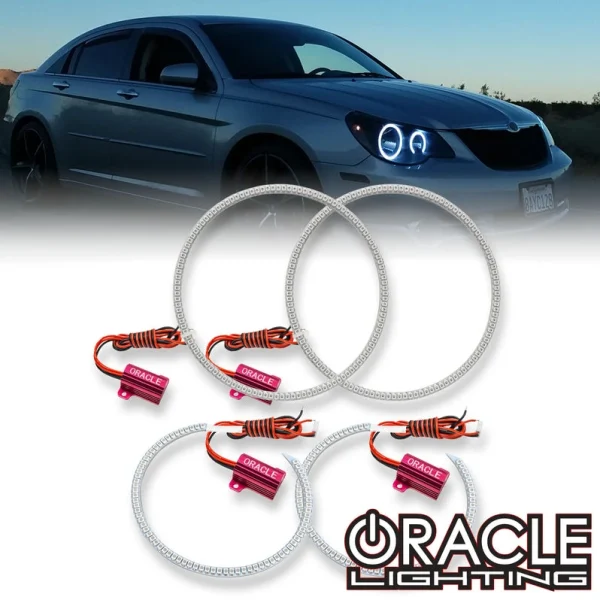 Oracle Lighting 2007-2011 Chrysler Sebring LED Headlight Halo Kit (2243-001, 2243-330, 2243-333, 2243-334, 2243-335, 2243-504)