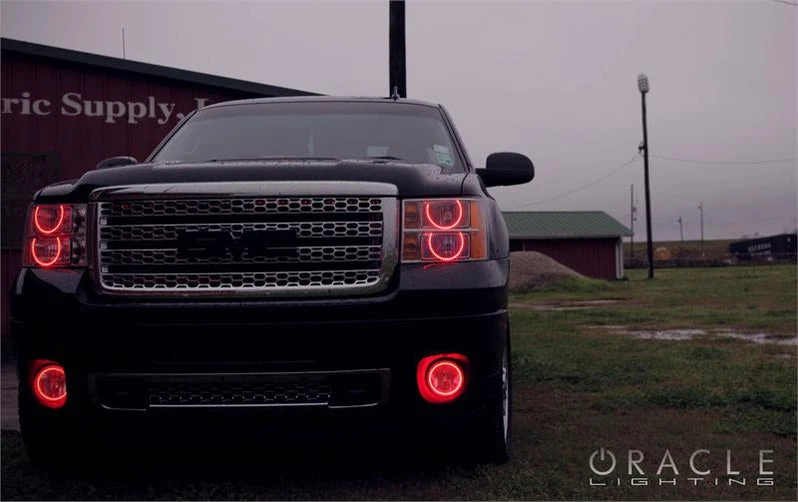 Oracle Lighting 2007-2013 GMC Sierra LED Headlight Halo Kit (Round Style) (2653-001, 2653-002, 2653-007, 2653-330, 2653-333, 2653-334, 2653-335, 2653-504) — product image 3