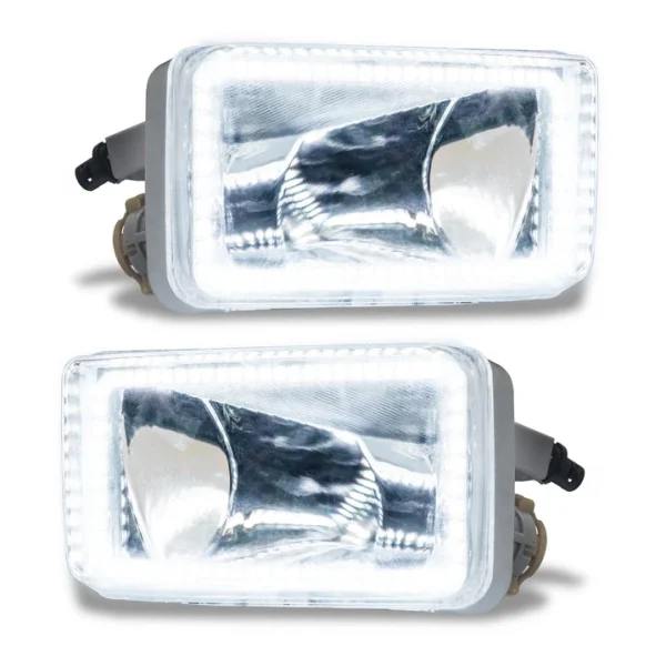 Oracle Lighting 2007-2015 Chevrolet Silverado Pre-Assembled LED Halo Fog Lights (Square Style) (8191-001)