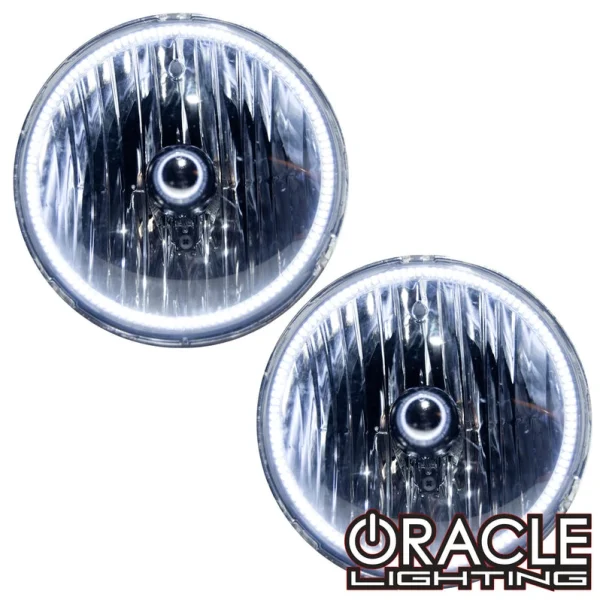 Oracle Lighting 2007-2016 Jeep Wrangler JK Pre-Assembled LED Halo Headlights (7079-001, 7079-330, 7079-333, 7079-334, 7079-335, 7079-504)