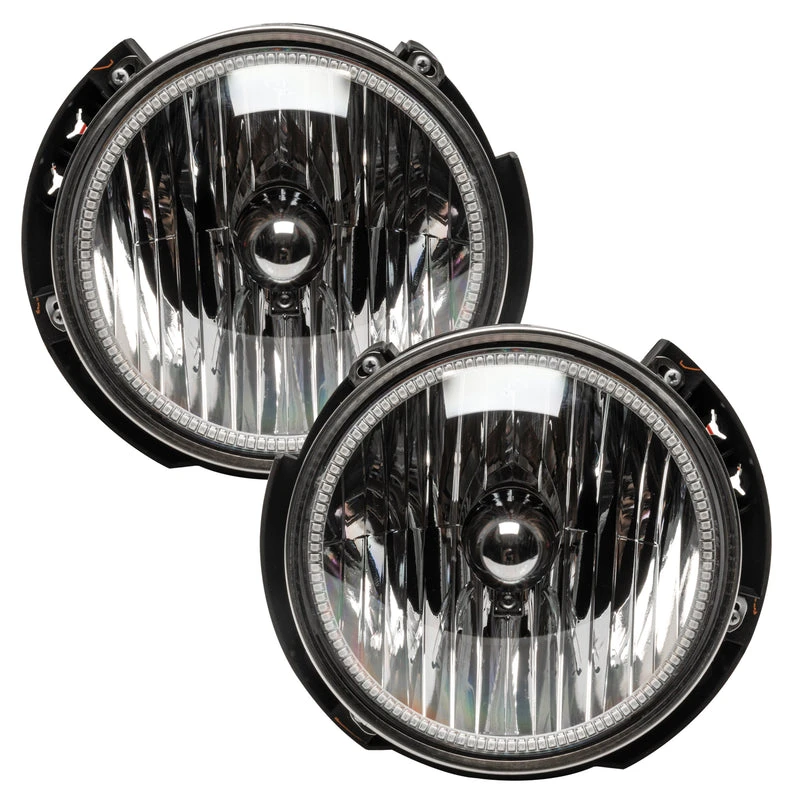 Oracle Lighting 2007-2016 Jeep Wrangler JK Pre-Assembled LED Halo Headlights (7079-001, 7079-330, 7079-333, 7079-334, 7079-335, 7079-504) — product image 2
