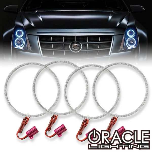 Oracle Lighting 2008-2013 Cadillac CTS/CTS-V Sedan LED Headlight Halo Kit (2636-001, 2636-004, 2636-330, 2636-333, 2636-334, 2636-335, 2636-504)