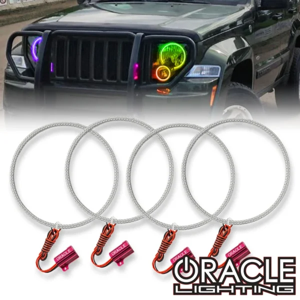 Oracle Lighting 2008-2013 Jeep Liberty LED Halo Headlight Kit (2332-001, 2332-330, 2332-333, 2332-334, 2332-335, 2332-504)
