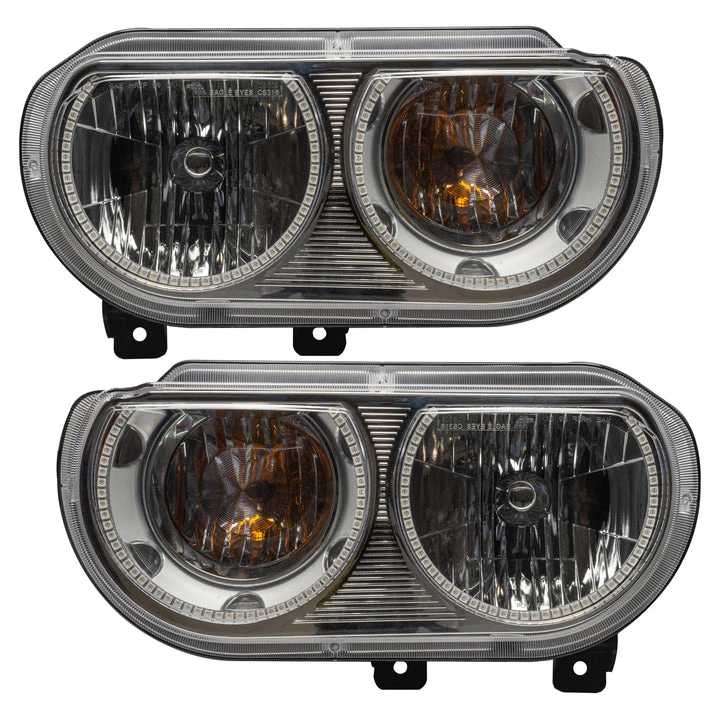 Oracle Lighting 2008-2014 Dodge Challenger Pre-Assembled LED Halo Headlights - (Non-HID) (7720-001, 7720-003, 7720-330, 7720-333, 7720-334, 7720-335, 7720-504) — product image 2
