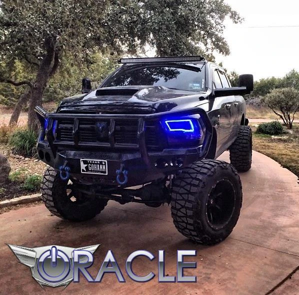 Oracle Lighting 2009-2018 RAM Sport (Quad) LED Headlight Halo Kit (2250-001, 2250-330, 2250-333, 2250-334, 2250-335, 2250-504) — product image 2