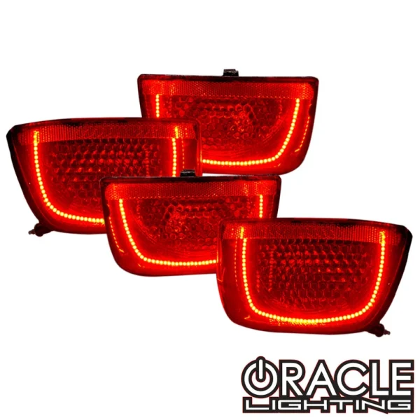 Oracle Lighting 2010-2013 Chevrolet Camaro Pre-Assembled LED 2.0 Halo Tail Lights - (Non-RS) (7193-003)