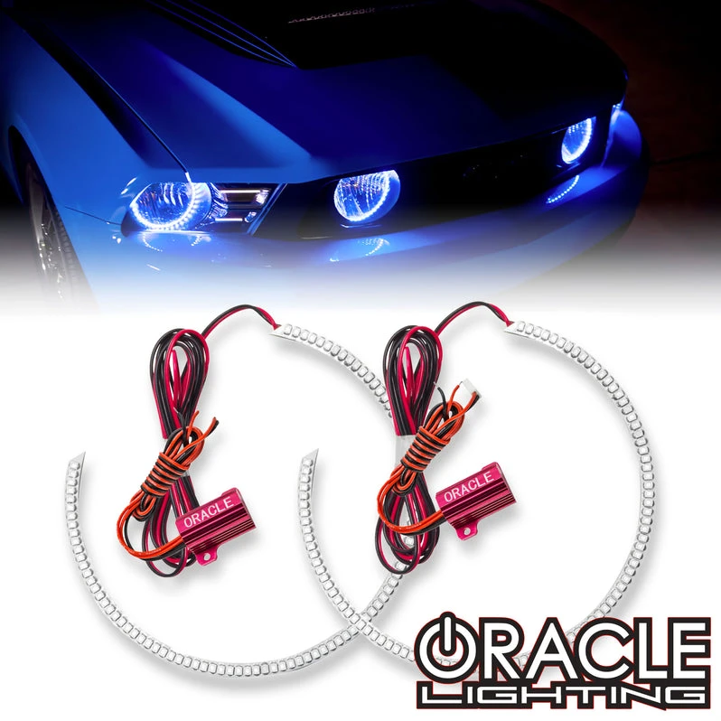 Oracle Lighting 2010-2014 Ford Mustang LED Headlight Halo Kit (2302-001, 2302-003, 2302-005, 2302-330, 2302-333, 2302-334, 2302-335, 2302-504)