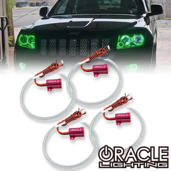 Oracle Lighting 2011-2013 Jeep Grand Cherokee LED Headlight Halo Kit (2627-001, 2627-330, 2627-333, 2627-334, 2627-335, 2627-504)