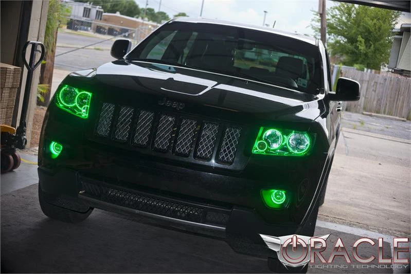 Oracle Lighting 2011-2013 Jeep Grand Cherokee LED Headlight Halo Kit (2627-001, 2627-330, 2627-333, 2627-334, 2627-335, 2627-504) — product image 4
