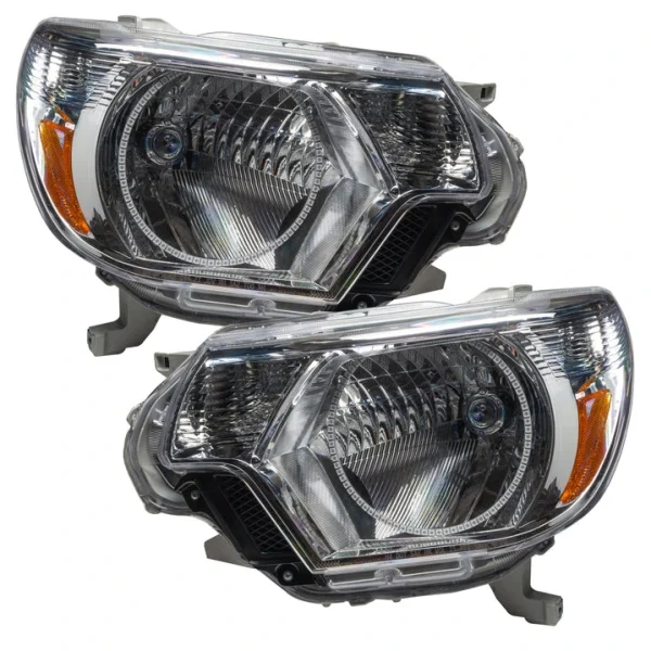 Oracle Lighting 2012-2015 Toyota Tacoma Pre-Assembled LED Halo Headlights - (Chrome Housing) (8163-001, 8163-330, 8163-333, 8163-334, 8163-335, 8163-504)