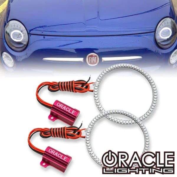 Oracle Lighting 2012-2017 Fiat 500 LED Headlight Halo Kit (2650-001, 2650-002, 2650-003, 2650-007, 2650-330, 2650-333, 2650-334, 2650-335, 2650-504)