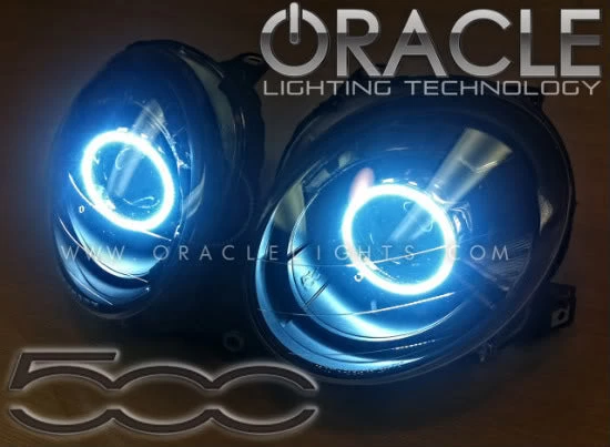 Oracle Lighting 2012-2017 Fiat 500 LED Headlight Halo Kit (2650-001, 2650-002, 2650-003, 2650-007, 2650-330, 2650-333, 2650-334, 2650-335, 2650-504) — product image 2