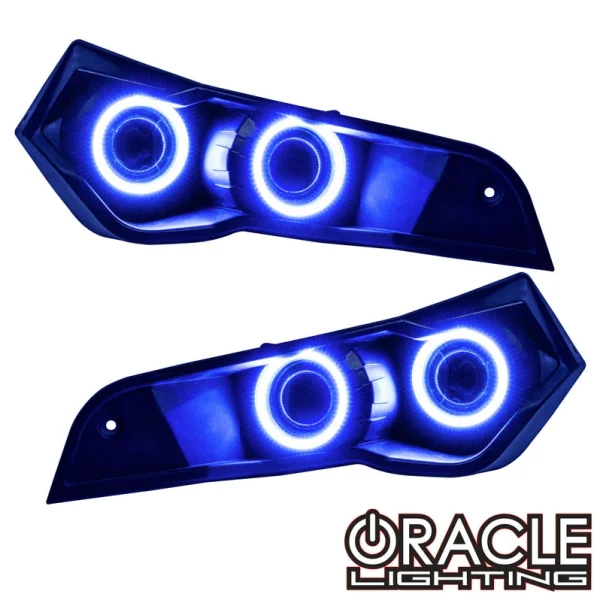 Oracle Lighting 2013-2018 Can-Am Maverick Surface Mount LED Headlight Halo Kit (3954-001, 3954-330)