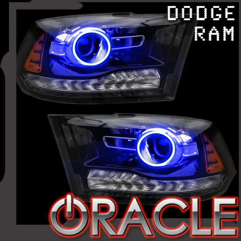 Oracle Lighting 2013-2018 Ram 1500/2500 Projector Style LED Headlight Halo Kit (2252-001, 2252-002, 2252-003, 2252-004, 2252-330, 2252-333, 2252-334, 2252-335, 2252-504)