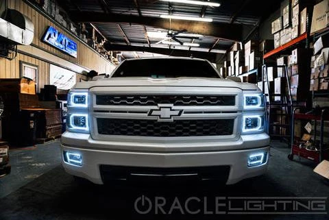 Oracle Lighting 2014-2016 Chevrolet Silverado LED Fog Light Halo Kit Upgrade (1530-001) — product image 2