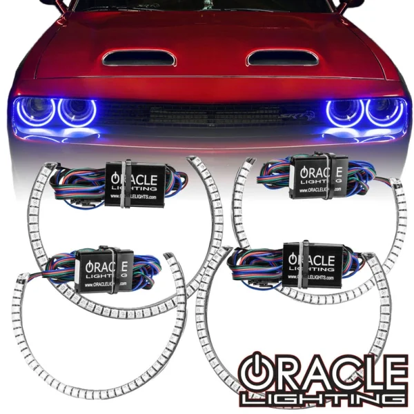 Oracle Lighting 2015-2023 Challenger LED Surface Mount Halo Kit (3990-003, 3990-005, 3990-330, 3990-333, 3990-334, 3990-335, 3990-504)