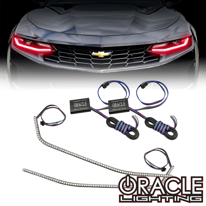 Oracle Lighting 2016-2021 Chevrolet Camaro ColorSHIFT® Surface Mount DRL Modules (1297-330, 1297-333, 1297-334, 1297-335, 1297-504)