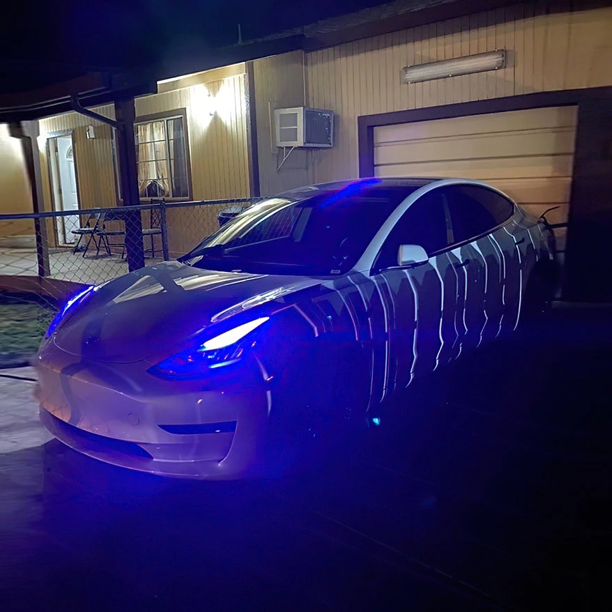 Oracle Lighting 2017-2020 Tesla Model 3 ColorSHIFT® Headlight DRL Upgrade Kit (1286-330, 1286-333, 1286-334, 1286-335, 1286-504) — product image 4