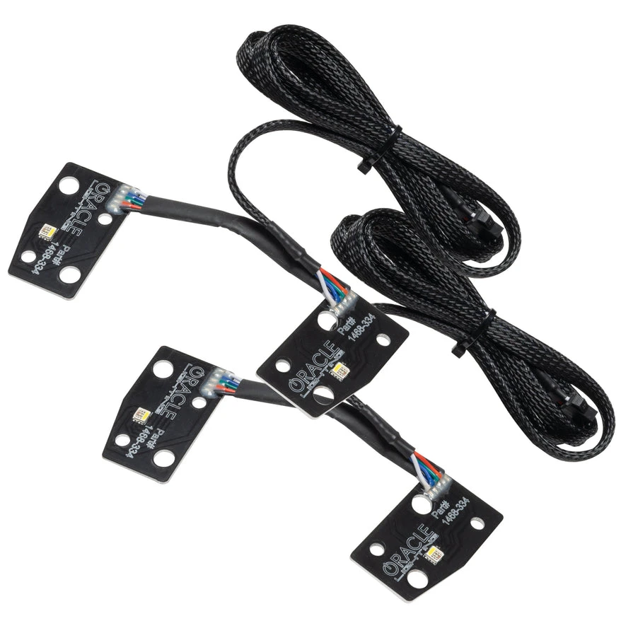 Oracle Lighting 2021-2024 Ford Bronco ColorSHIFT® RGB+W Headlight Halo Kit (1468-330, 1468-333, 1468-334, 1468-335, 1468-504)
