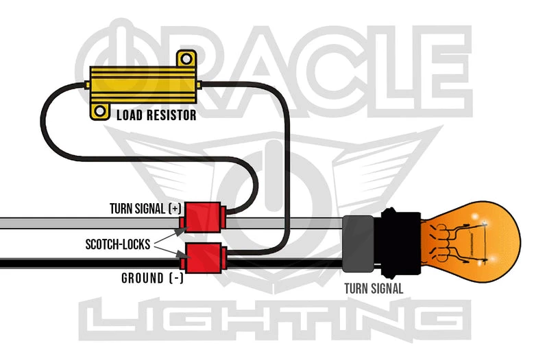 Oracle Lighting 3157 Switchback LED Bulbs with Load Equalizer Kit (4830-005) — product image 2