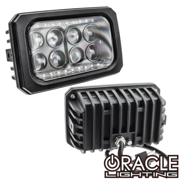 Oracle Lighting 4"x6" Rugged 40W LED Headlight Black Bezel (6912-001)