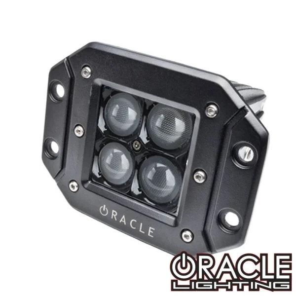 Oracle Lighting Black Series - 7D 3" 20W Flush LED Square Spot/Flood Light (5813-001)
