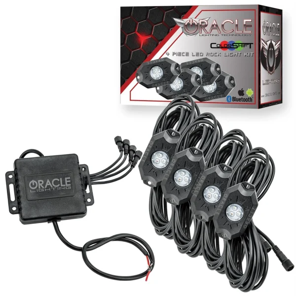 Oracle Lighting ColorSHIFT® 4PCS Underbody Wheel Well Rock Light Kit (5796-333)