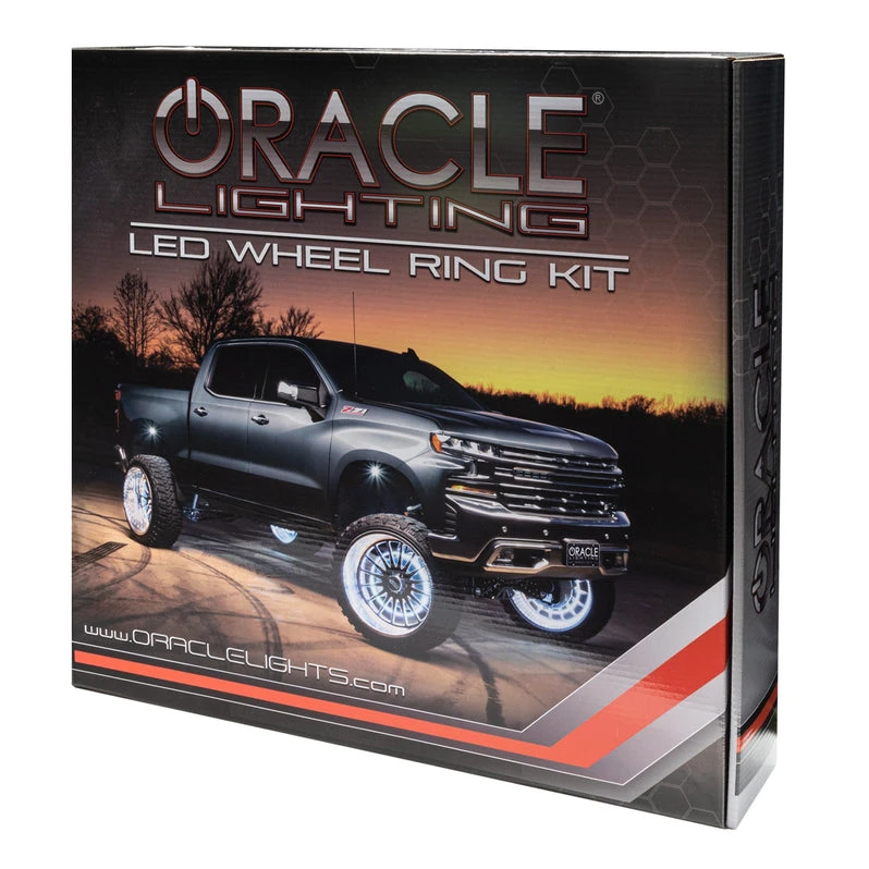 Oracle Lighting Double Row LED Illuminated Wheel Rings (4228-001, 4228-002, 4228-003) — product image 2