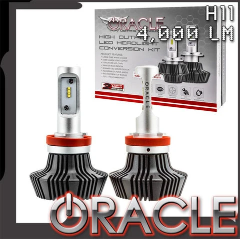 Oracle Lighting H11 4,000+ Lumen LED Headlight Bulbs Pair (5235-001)