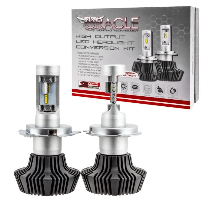 Oracle Lighting H4 4,000+ Lumen LED Headlight Bulbs Pair (5231-001)