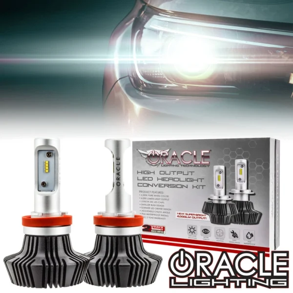 Oracle Lighting H8 4,000+ Lumen LED Headlight Bulbs Pair (5233-001)