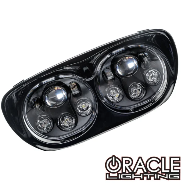 Oracle Lighting Harley Road Glide LED Headlight Black Bezel (6918-001)