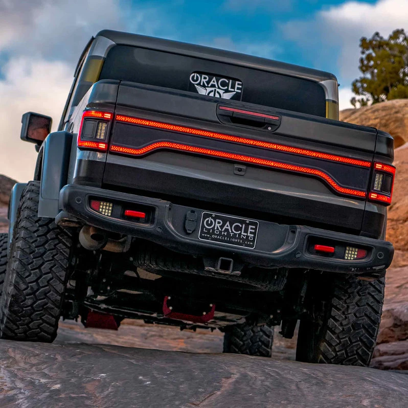 Oracle Lighting Jeep Gladiator JT Racetrack Flush LED Tailgate Panel Light (5918-504, 5918-504-T) — product image 4