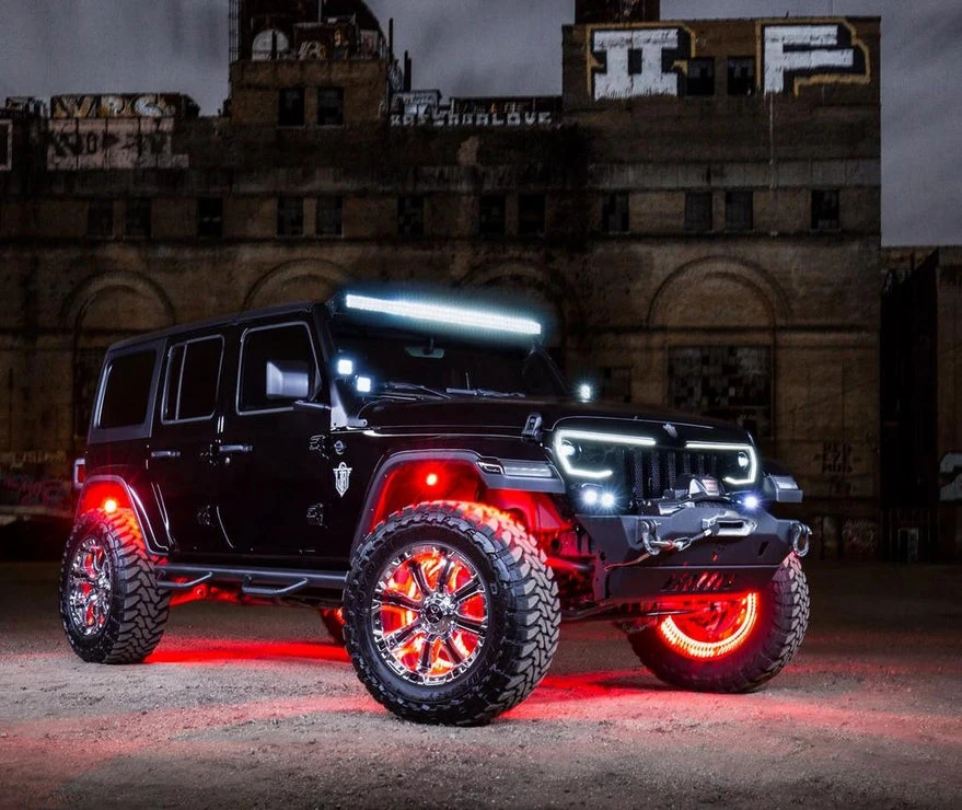 Oracle Lighting Jeep JK Upper Windshield Brackets + LED Light Combo (2146-504) — product image 3