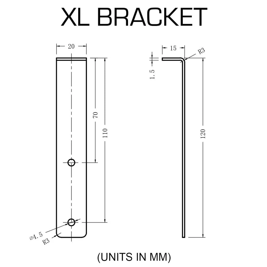 Oracle Lighting LED Illuminated Wheel Ring Brackets XL - Single (2086-504) — product image 4
