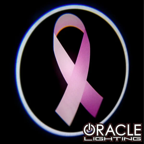 Oracle Lighting Pink Ribbon Breast Cancer Awareness GOBO LED Door Light Projector (3394-504)