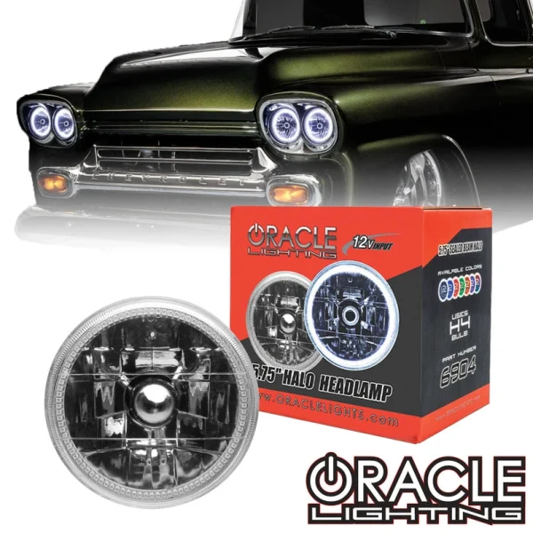 Oracle Lighting Pre-Installed 5.75" H5006/PAR46 Sealed Beam Headlight (6904-001, 6905-002, 6905-003, 6905-004, 6905-005, 6905-007, 6905-333)