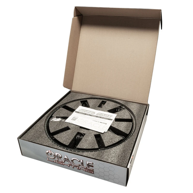 Oracle Lighting Single Row LED Illuminated Wheel Rings (4215-001, 4215-010) — product image 3