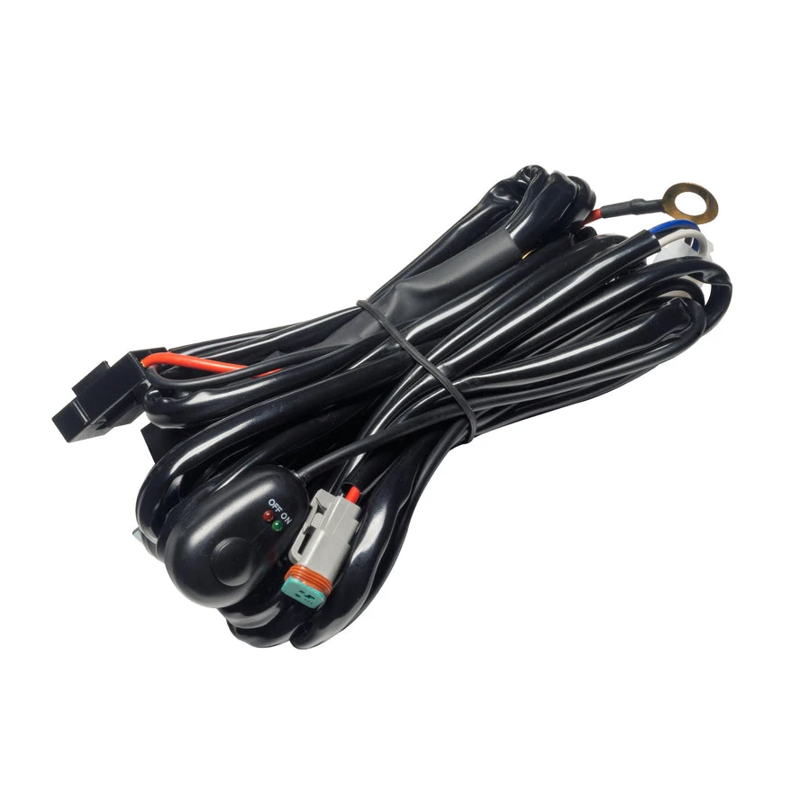 Oracle Lighting Switched LED Light Bar Wiring Harness with 2 Pin Deutsch Connector (2088-504)