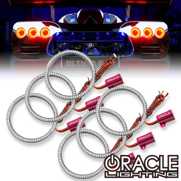 Oracle Lighting Ultima GTR Surface Mount LED Tail Light Halo Kit - 6 Rings (1291-003)