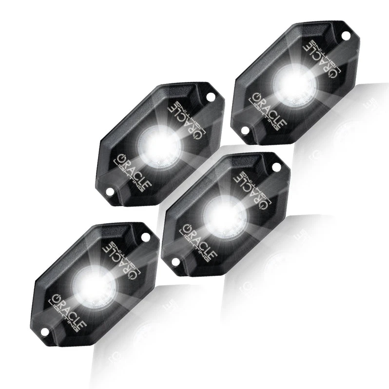 Oracle Lighting White Underbody Wheel Well Rock Light Kit - 4 Piece (5875-001) — product image 4