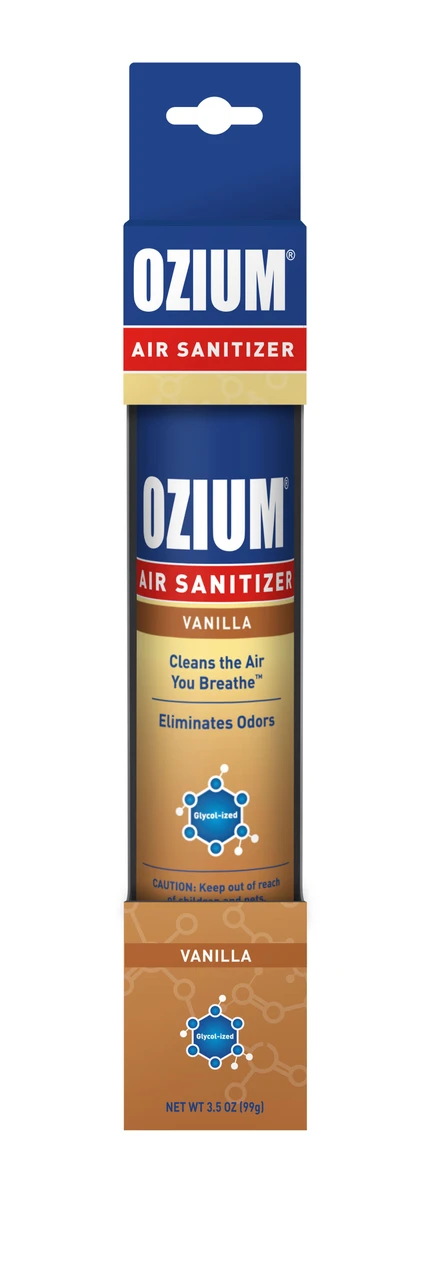 Ozium OZM-23 Smoke & Odor Eliminator Air Sanitizer / Freshener 3.5oz, Vanilla