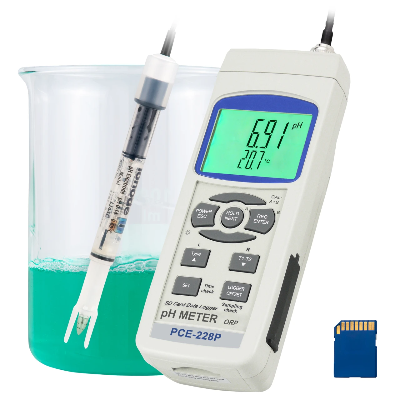 PCE Instruments Digital Cosmetics pH Meter (PCE-228P)