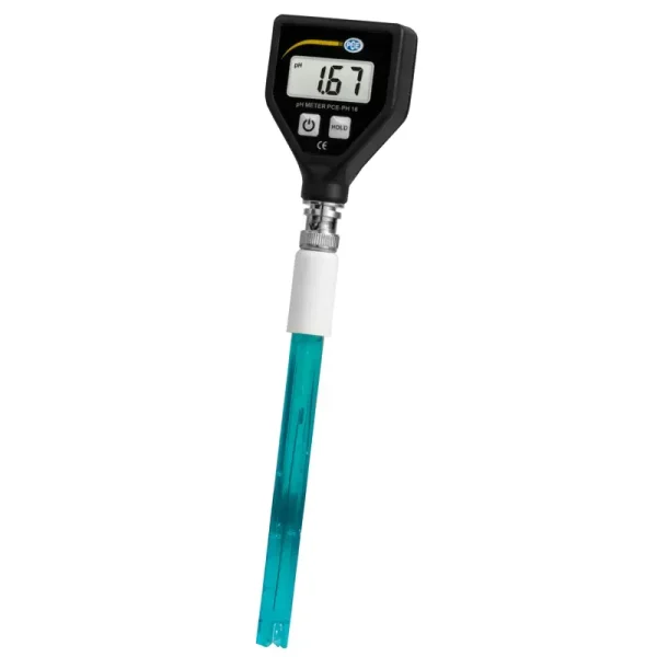 PCE Instruments Digital Environmental pH Meter with Recessed Glass Probe (PCE-PH 16)