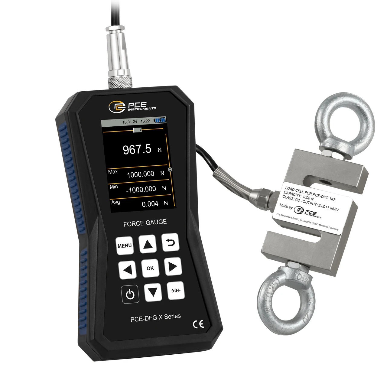 PCE Instruments Digital Force Gauge (PCE-DFG 1K X)