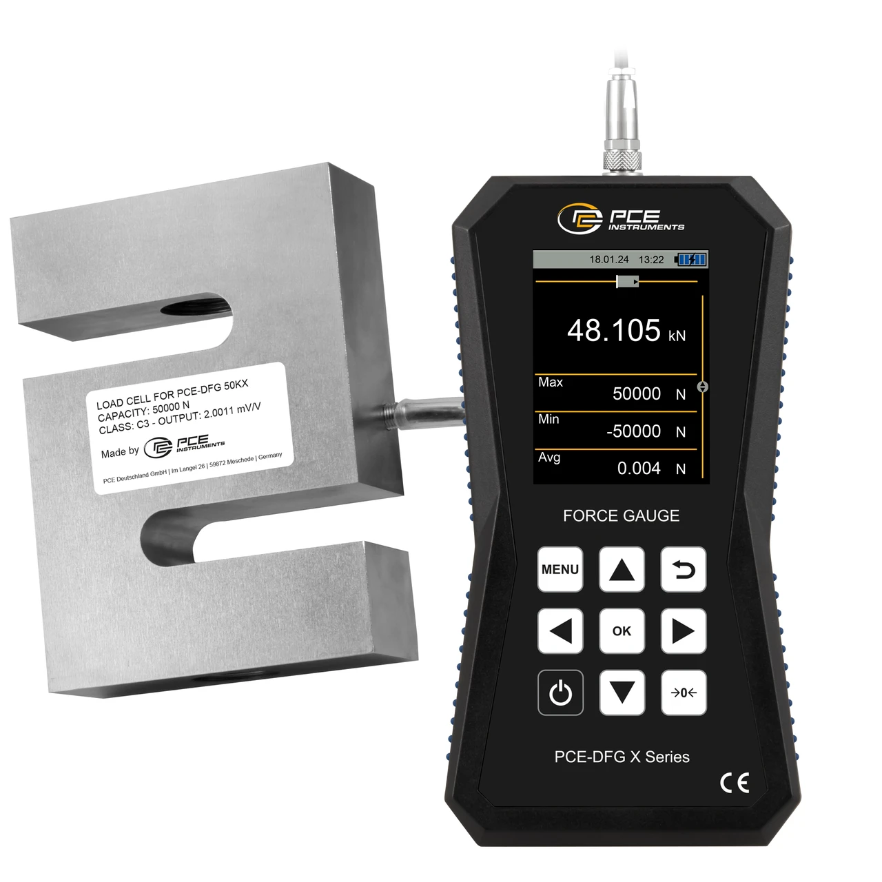 PCE Instruments Digital Force Gauge (PCE-DFG 50K X)