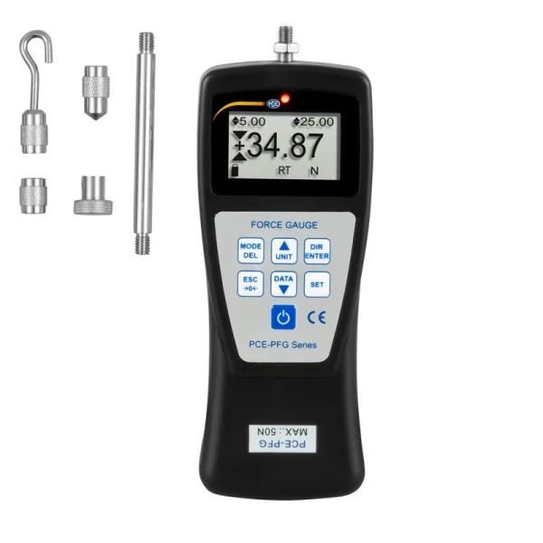 PCE Instruments Digital Force Gauge with USB Data Transfer and Load Cell (PCE-PFG 50)
