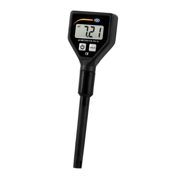 PCE Instruments Digital pH Meter with High Accuracy and Compact Design (PCE-PH 15)