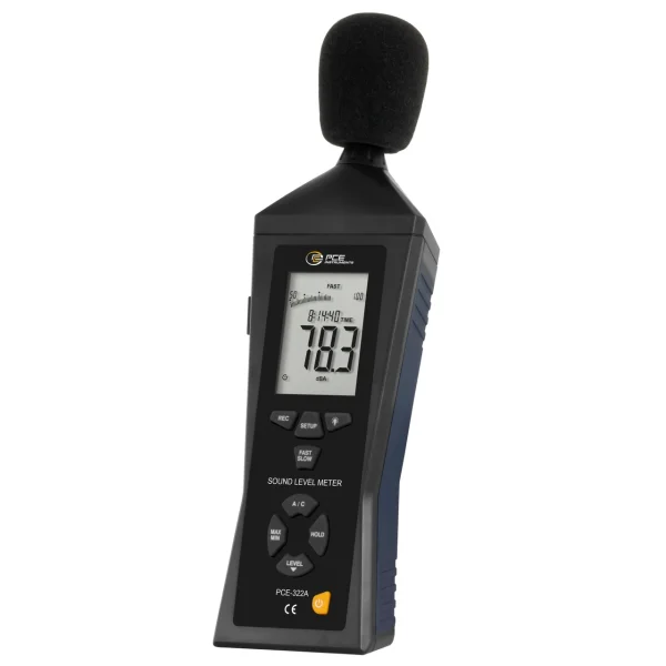 PCE Instruments Digital Sound Level Meter 30 to 130 dB USB Data Logging (PCE-322A)